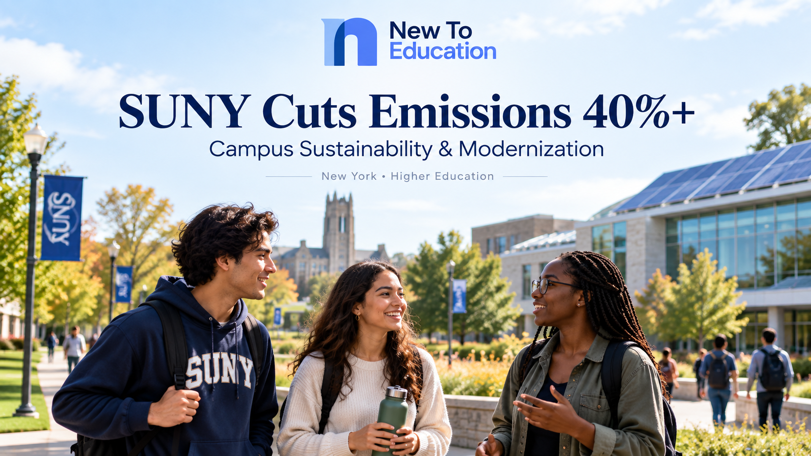 SUNY Reports More Than 40% Emissions Reduction as New York Campuses Modernize Aging Infrastructure