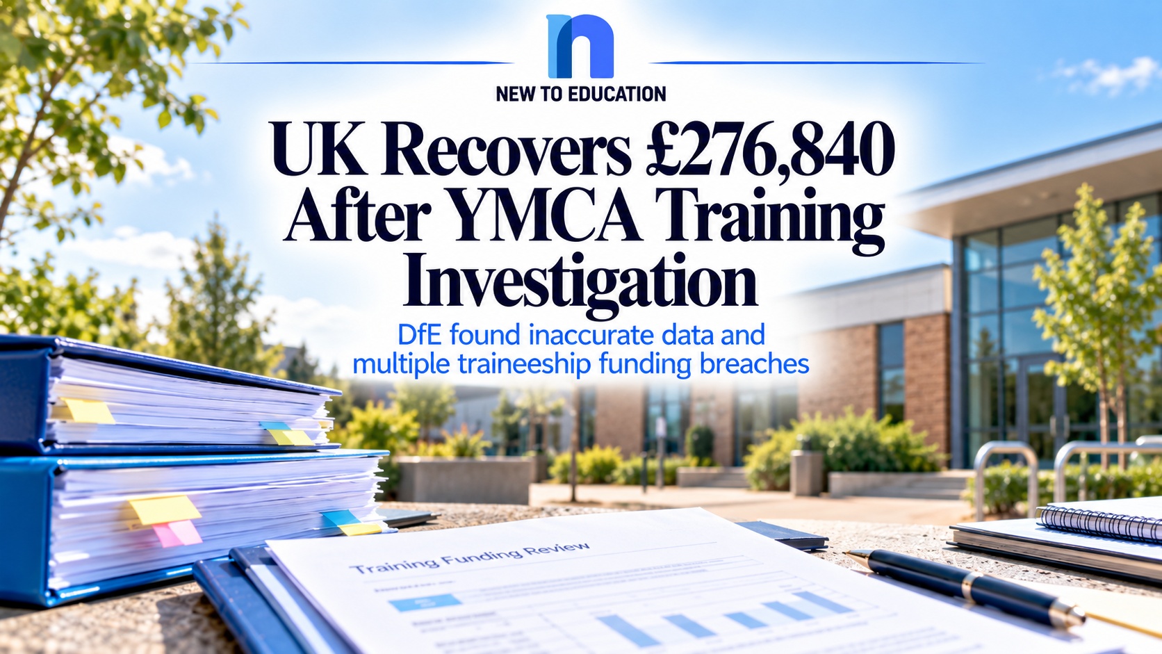 UK Recovers £276,840 After YMCA Training Investigation Finds Inaccurate Data and Funding Breaches