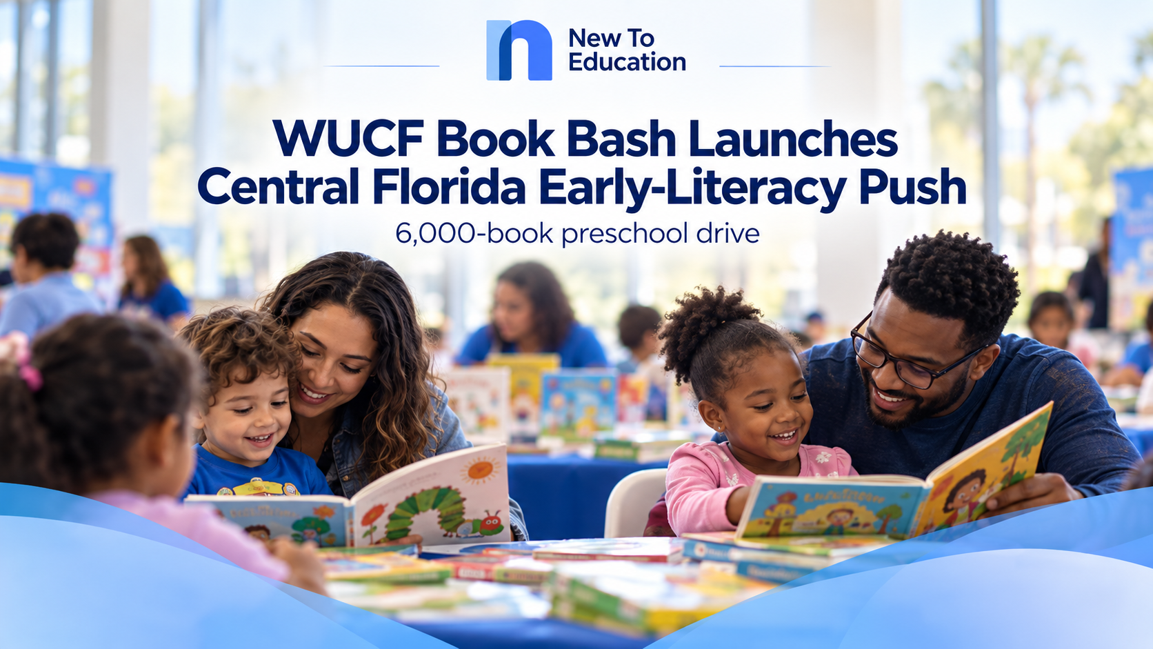 WUCF Book Bash Launches Central Florida Early-Literacy Push Ahead of 6,000-Book Preschool Drive