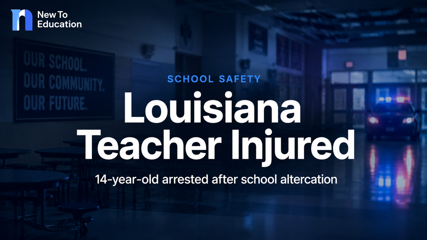 14-Year-Old Arrested After Louisiana School Altercation Leaves Teacher Injured