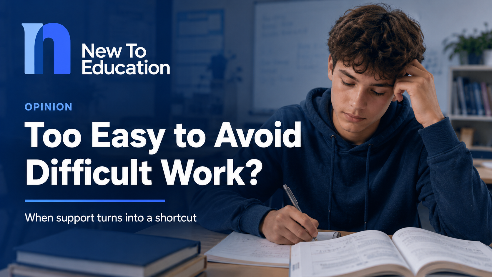 We Have Made It Too Easy for Students to Avoid Difficult Work