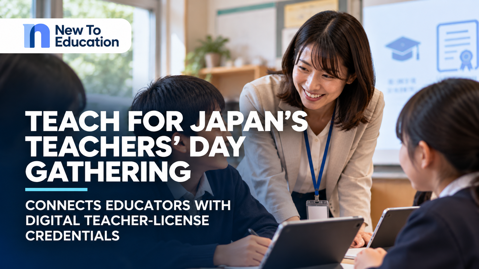 Teach For Japan’s Teachers’ Day Gathering Connects Educators With Digital Teacher-License Credentials