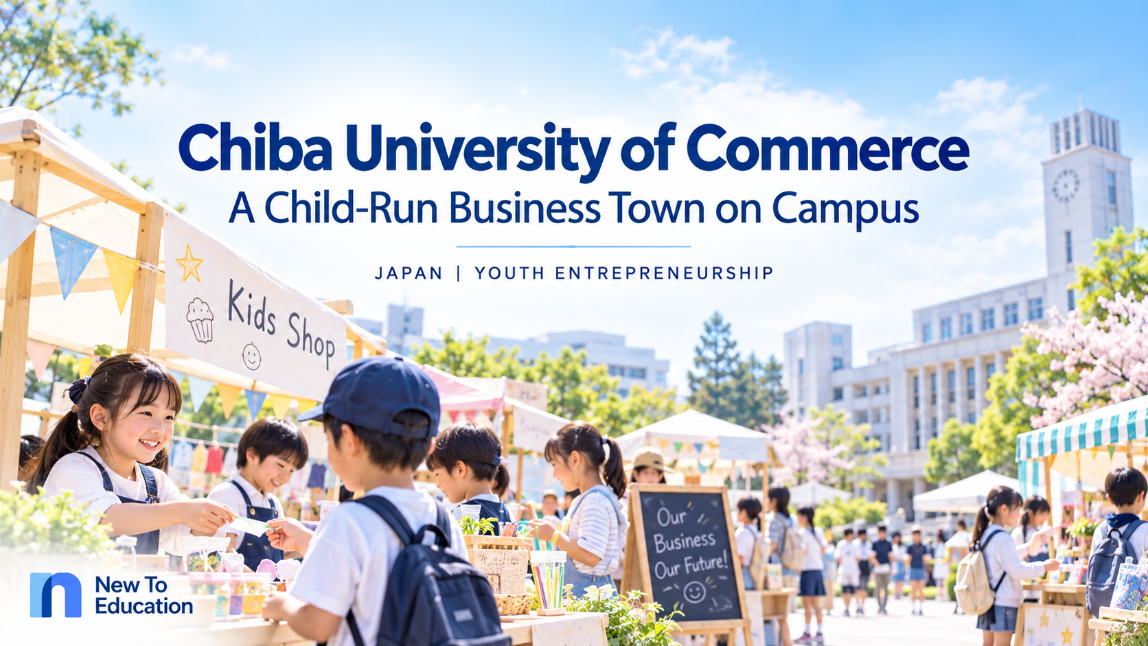 Chiba University of Commerce Turns a Campus Into a Child-Run Business Town