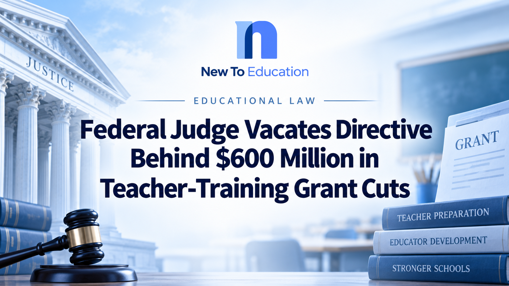 Federal Judge Vacates Directive Behind $600 Million in Teacher-Training Grant Cuts