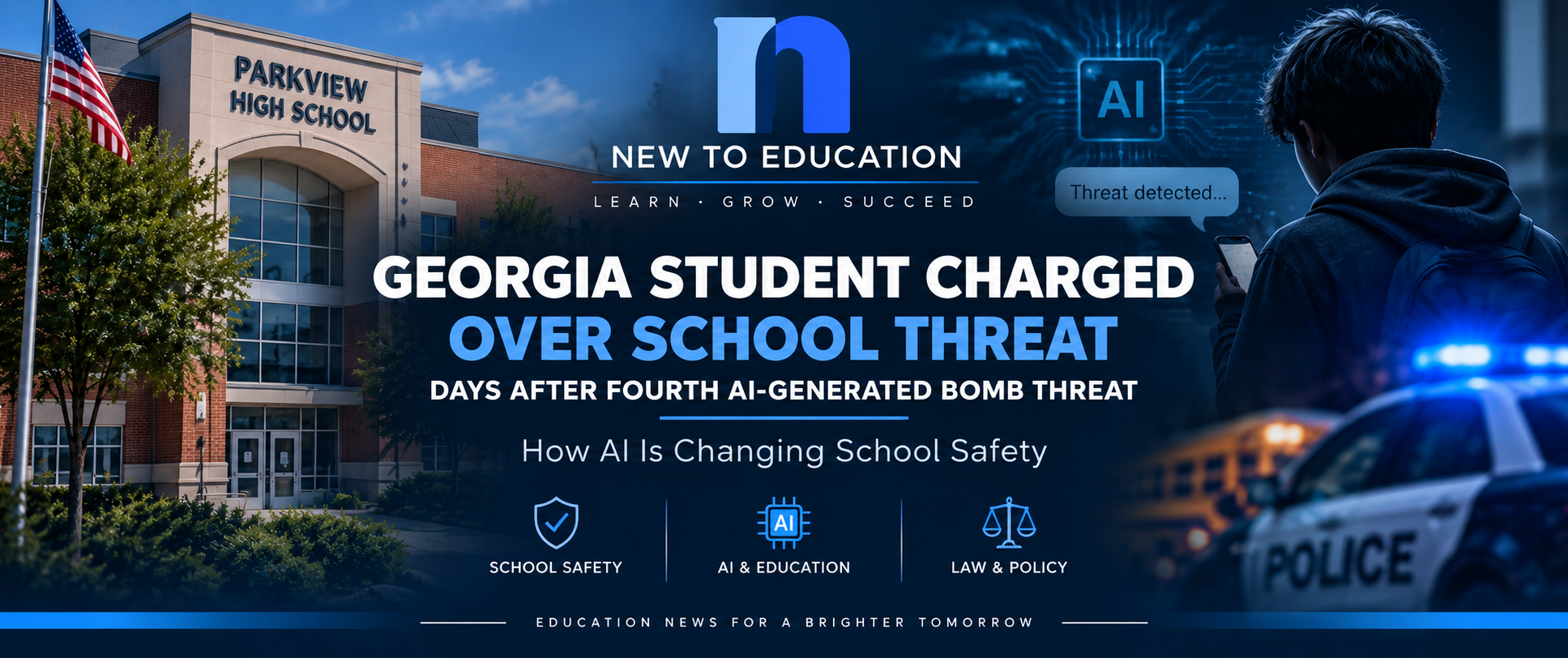 Georgia Student Charged Over School Threat Days After Fourth AI-Generated Bomb Threat: How AI Is Changing School Safety