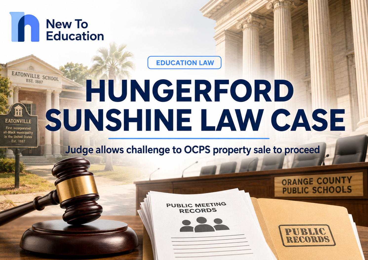 Did Orange County Schools Violate Florida’s Sunshine Law? Judge Allows Hungerford Property Case to Continue