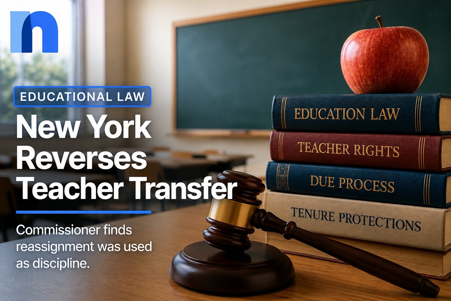 New York Reverses Teacher Transfer, Finding District Used Reassignment as Discipline