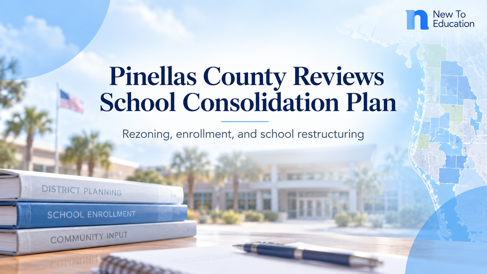 Pinellas County School Board Reviews Major Consolidation and Rezoning Plan Ahead of October Vote