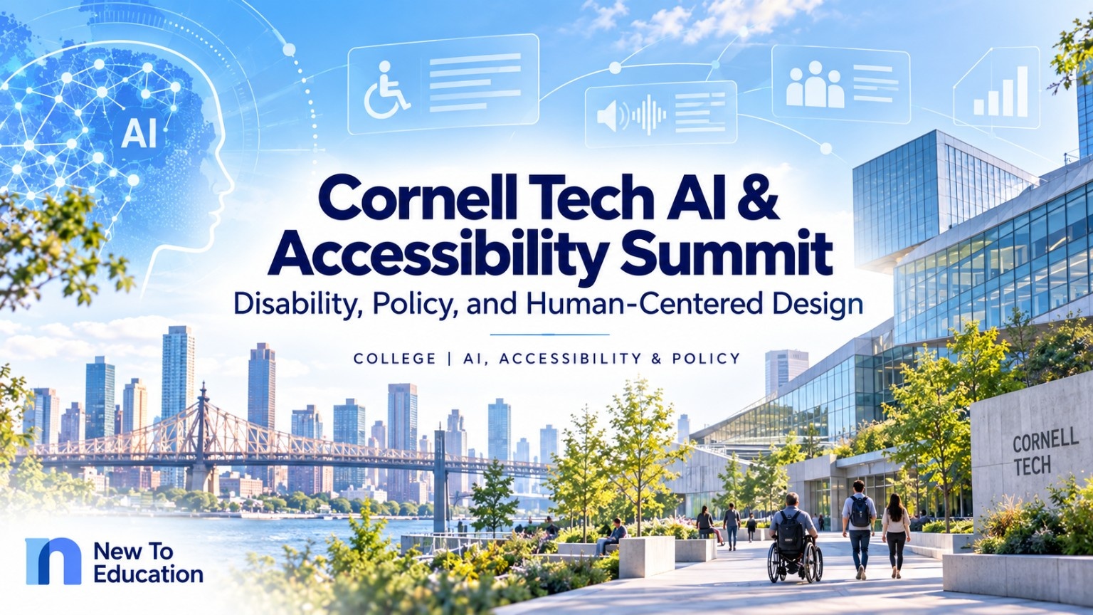 Cornell Tech AI and Accessibility Summit Centers Disability, Policy, and Human-Centered Design