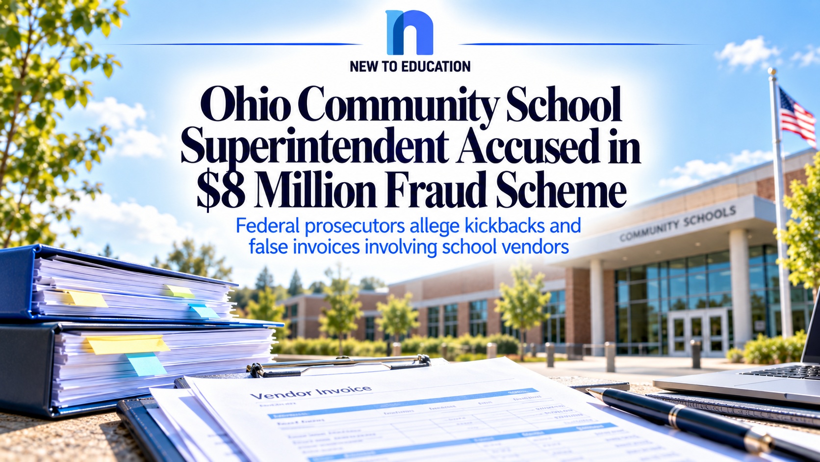 Ohio Community School Superintendent Accused in $8 Million Fraud and Kickback Scheme