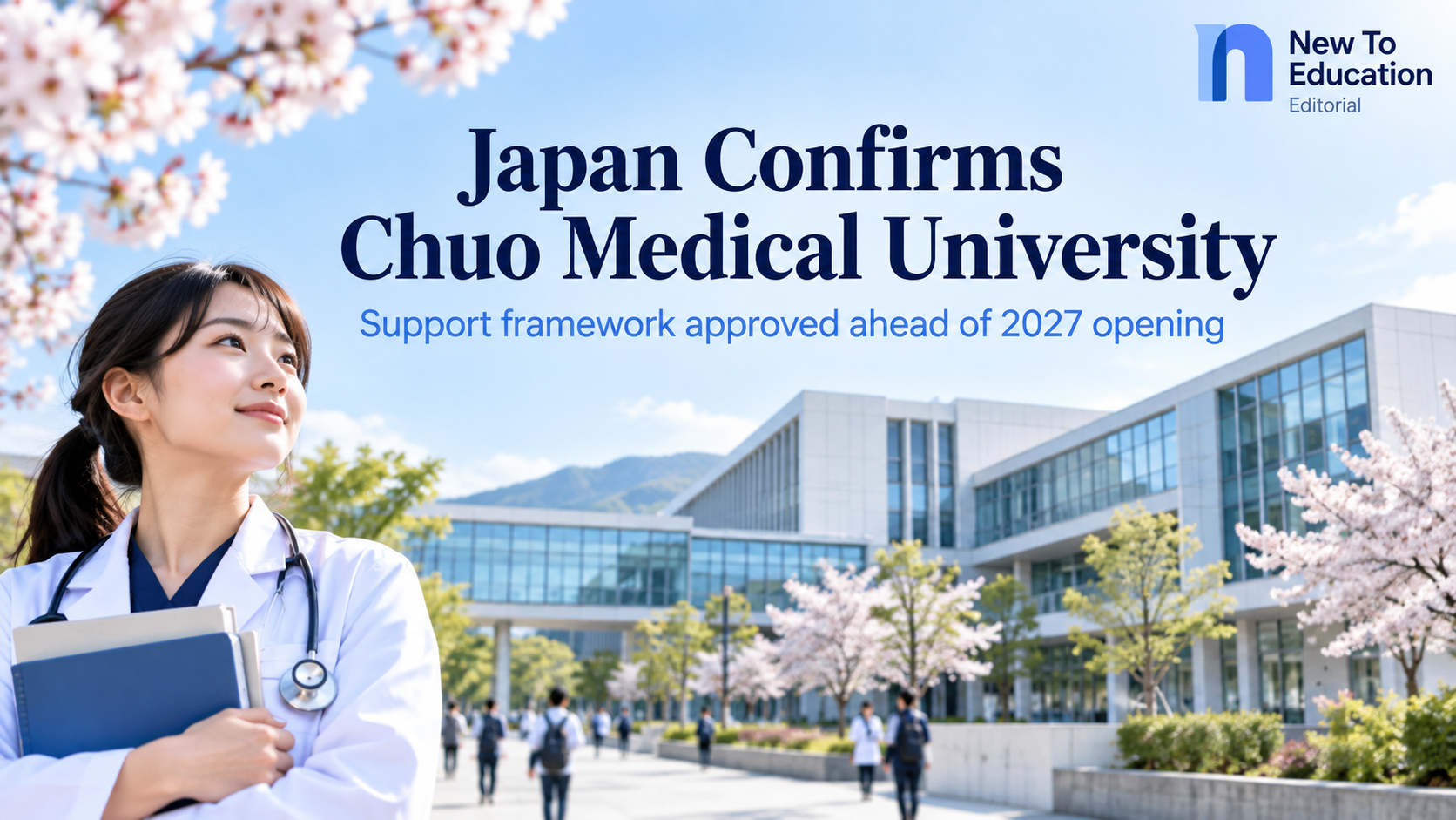 Japan Confirms Chuo Medical University for Higher Education Financial Support Ahead of Planned 2027 Opening