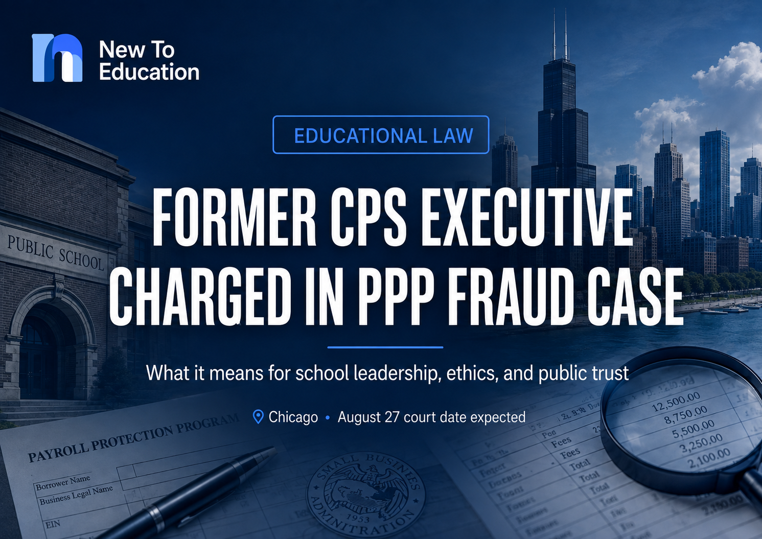 Former Chicago Public Schools Executive Charged in Federal PPP Fraud Case