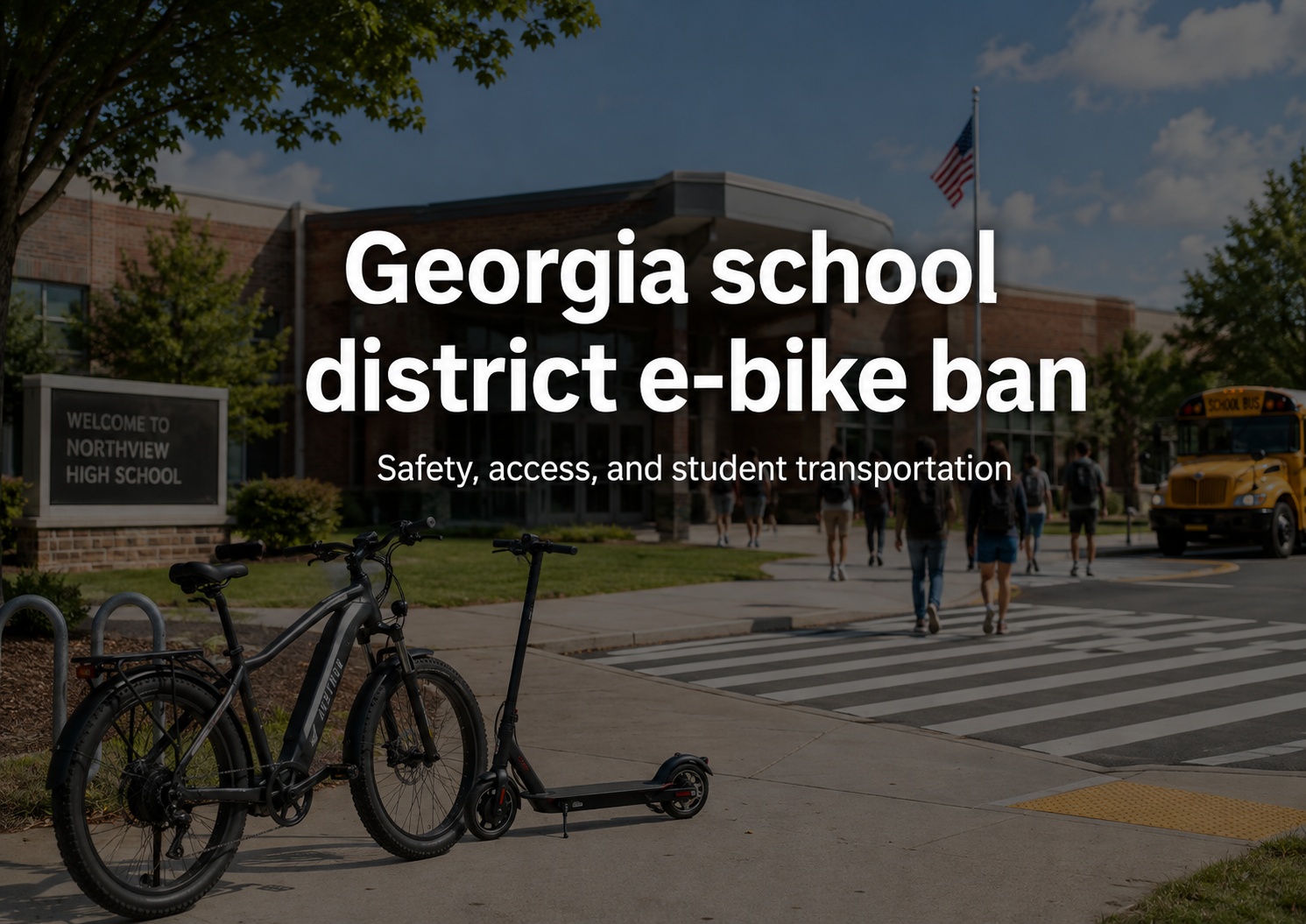Georgia School District’s E-Bike Ban Raises Questions About Safety and Student Transportation