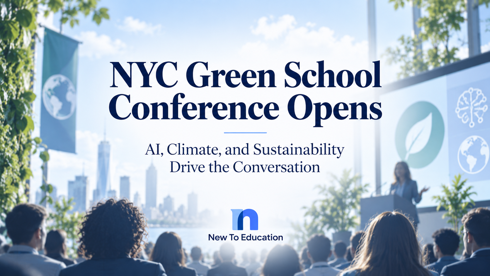 NYC Green School Conference Opens With AI, Climate, and Sustainability at the Center