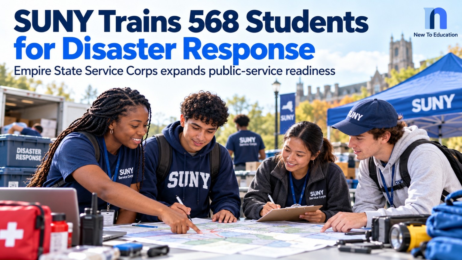SUNY Reports 568 Students Trained for Disaster Response Through Empire State Service Corps