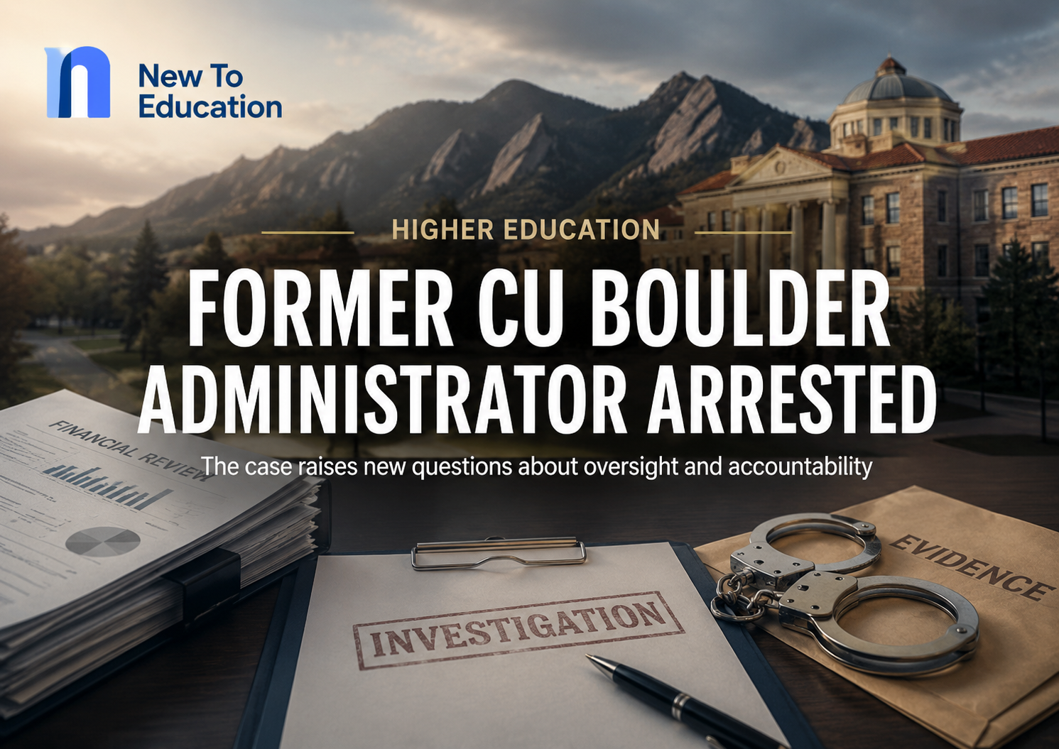 Former CU Boulder Administrator Arrested on Theft, Embezzlement and Official-Misconduct Charges