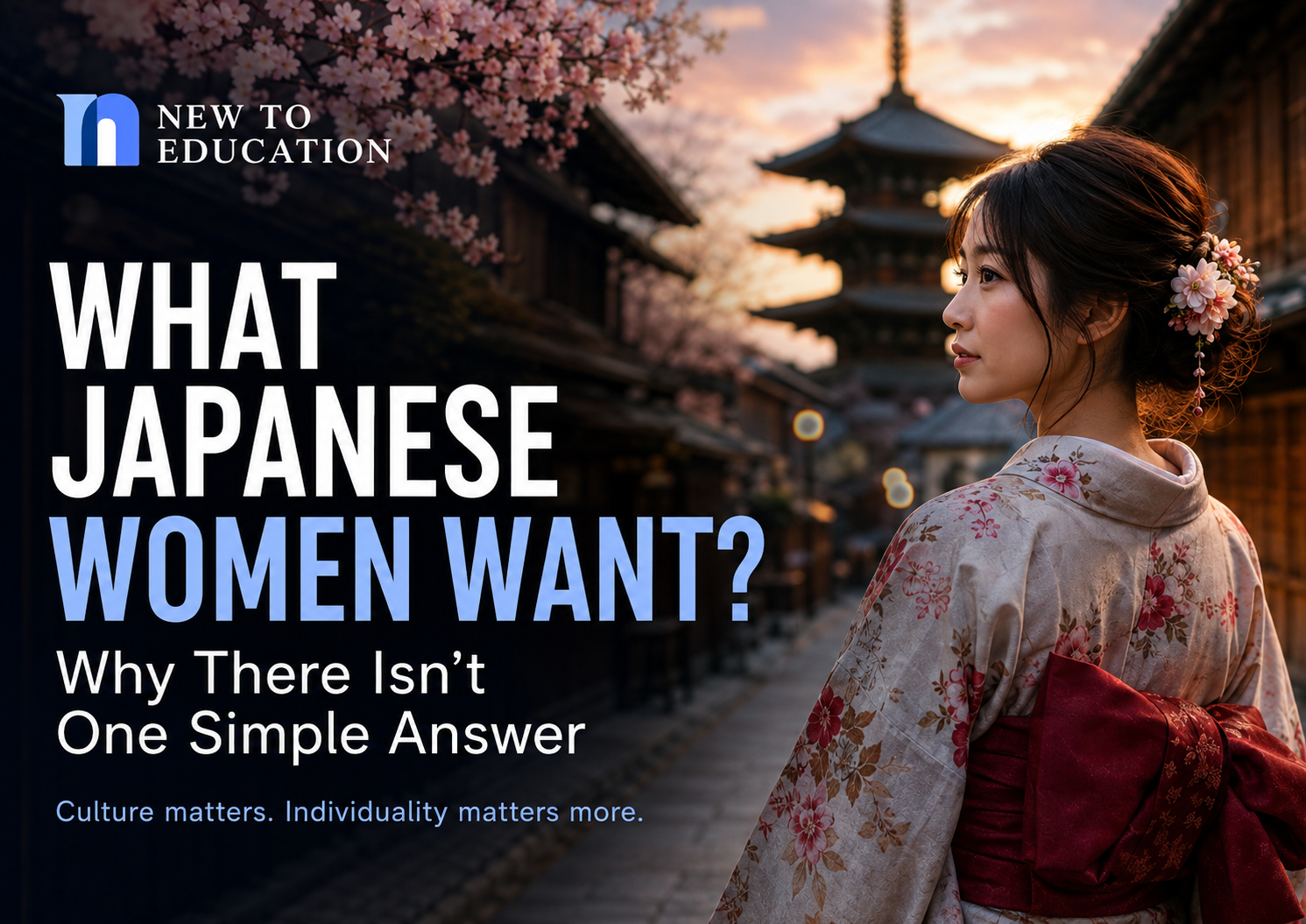 What Japanese Women Want? Why There Isn’t One Simple Answer