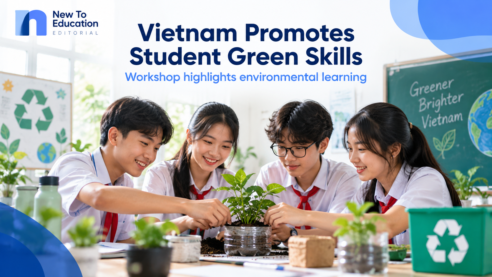 Vietnam Education Ministry and UNICEF Hold Student Green Skills Workshop in Thai Nguyen