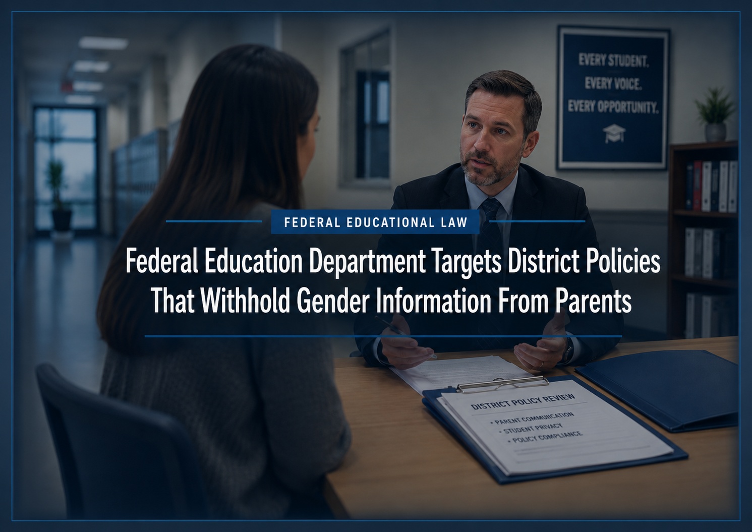 Federal Education Department Targets District Policies That Withhold Gender Information From Parents