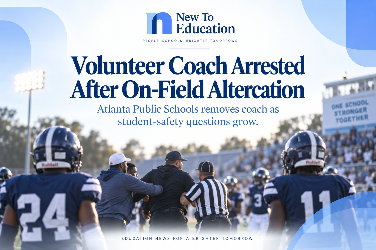 Atlanta Public Schools Volunteer Coach Arrested After On-Field Altercation: What Schools Should Expect From Adults in Student Athletics