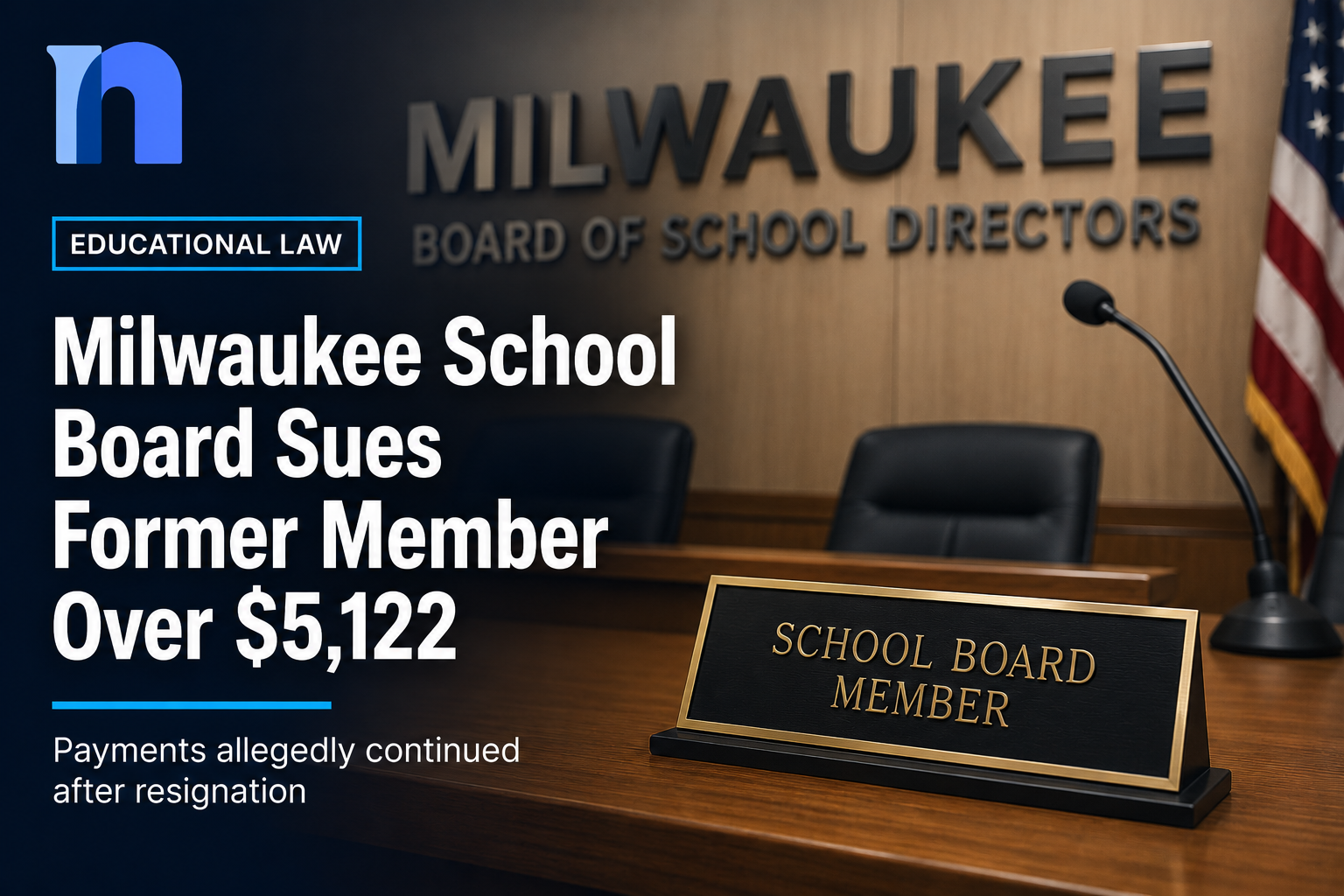 Milwaukee School Board Sues Former Member Aisha Carr Over $5,122 in Payments Made After Resignation