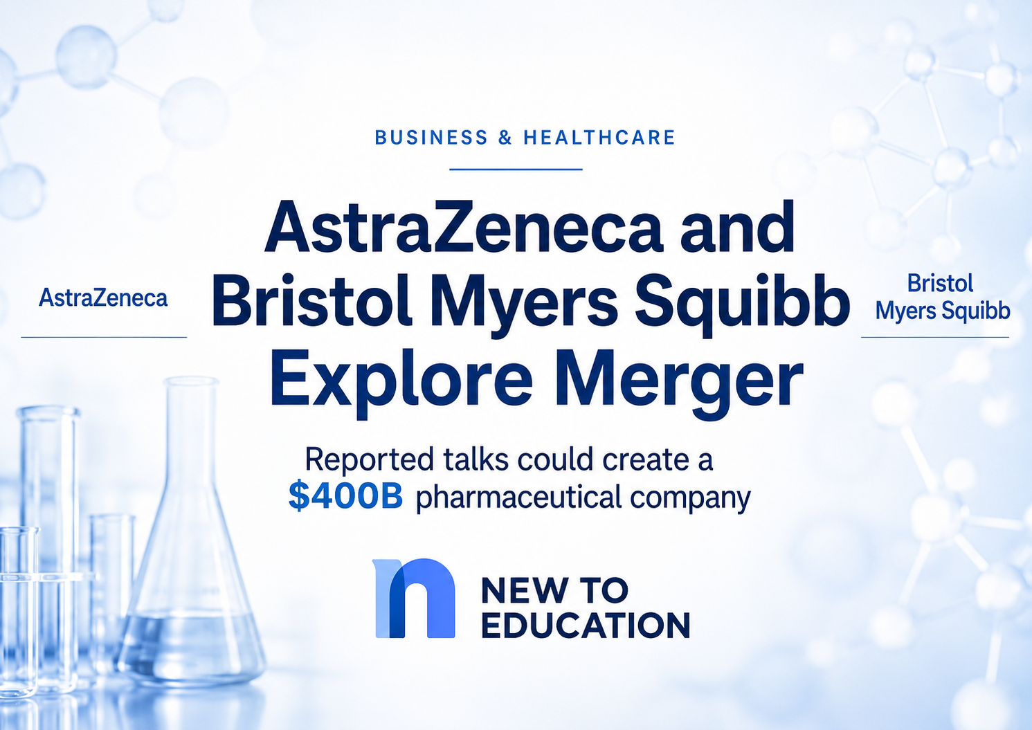AstraZeneca and Bristol Myers Squibb Reportedly Held Preliminary Merger Talks