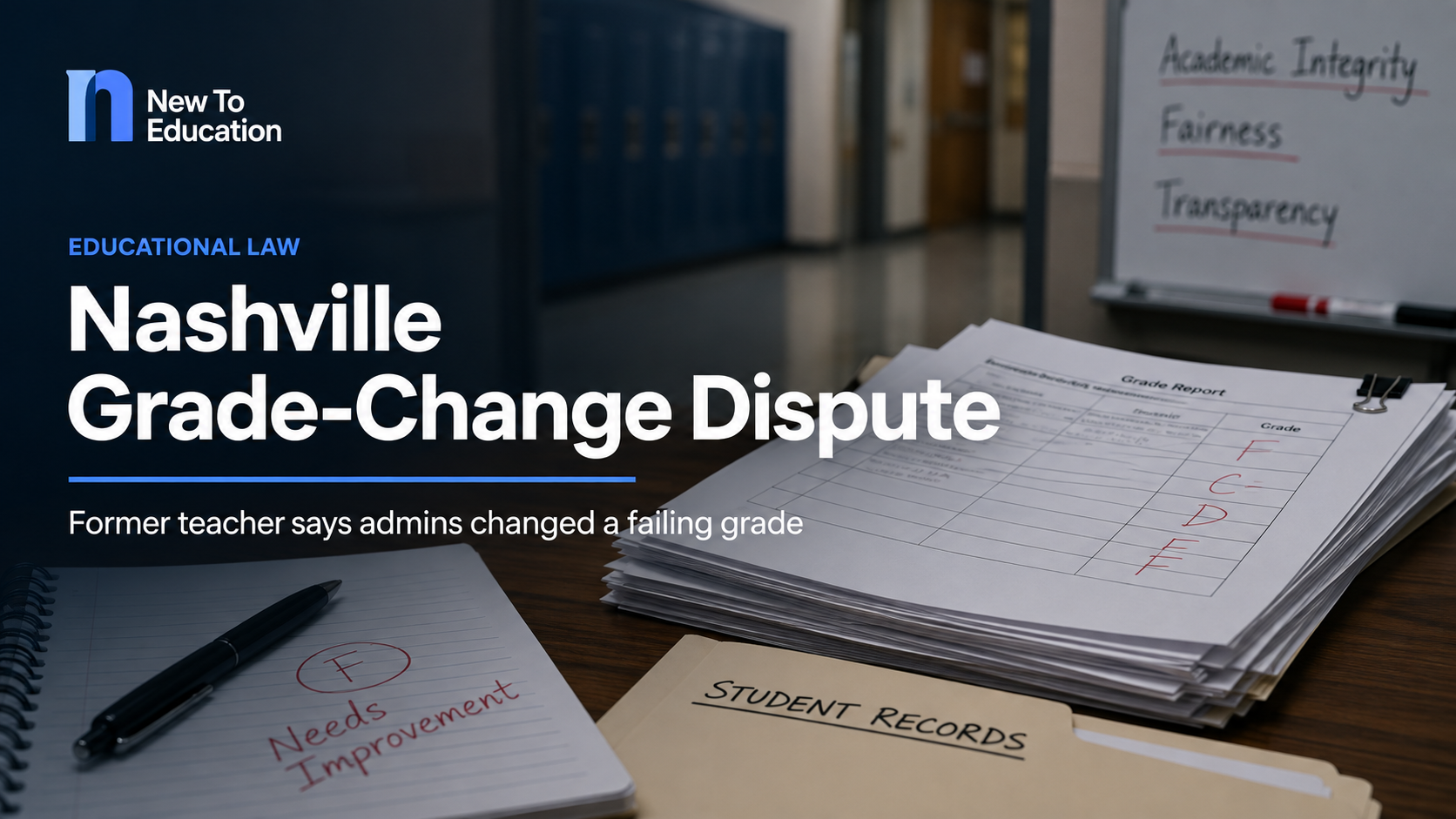 Former Nashville Teacher Says Administrators Changed Student’s Failing Grade After She Objected