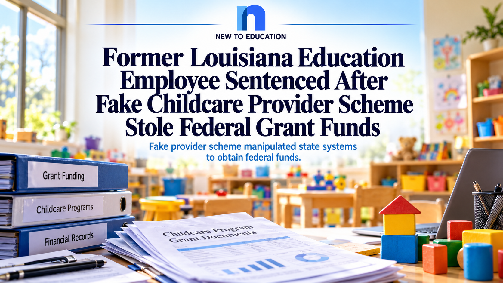 Former Louisiana Education Employee Sentenced After Fake Childcare Provider Scheme Stole Federal Grant Funds