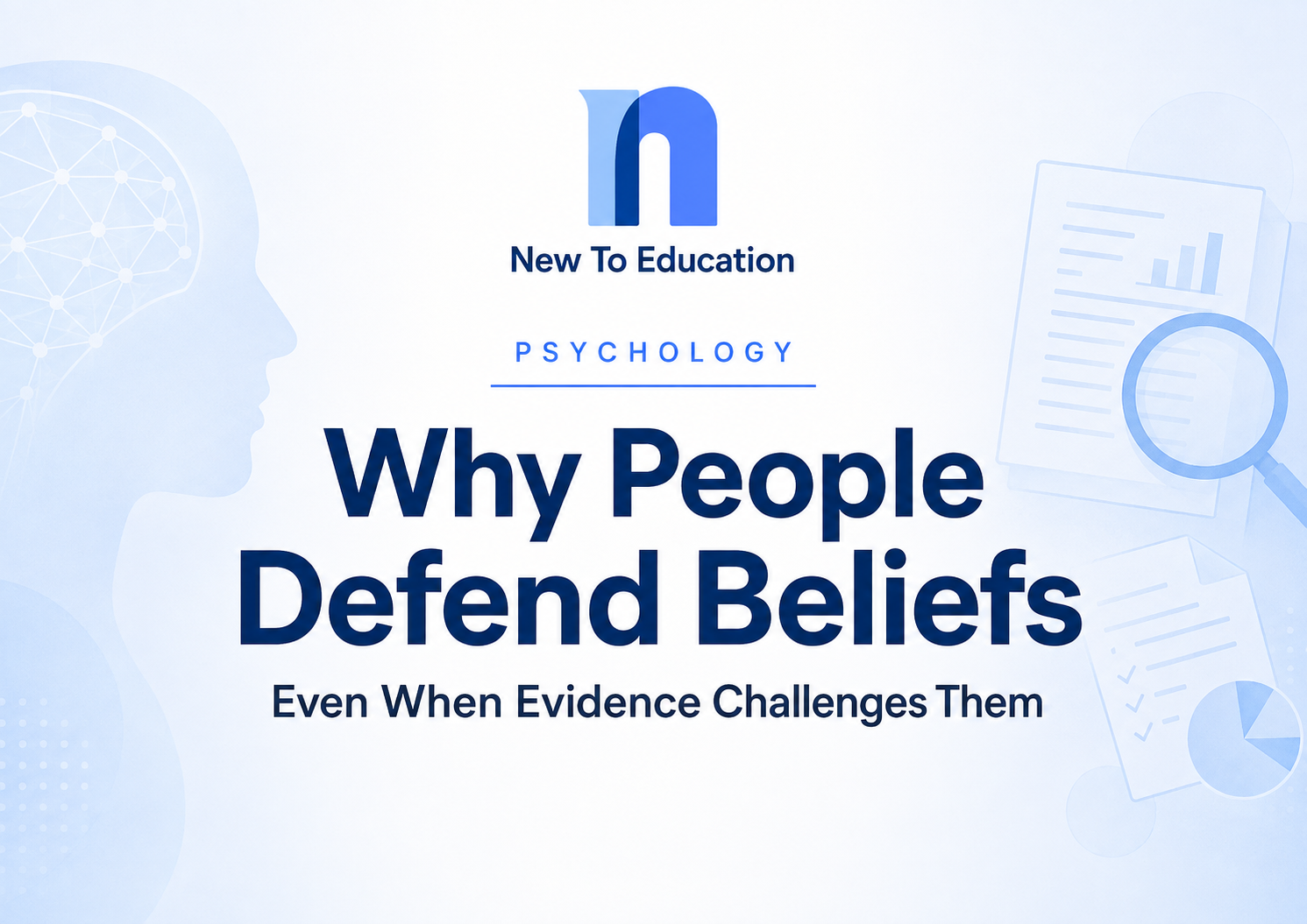 Why People Defend Beliefs Even When Evidence Challenges Them