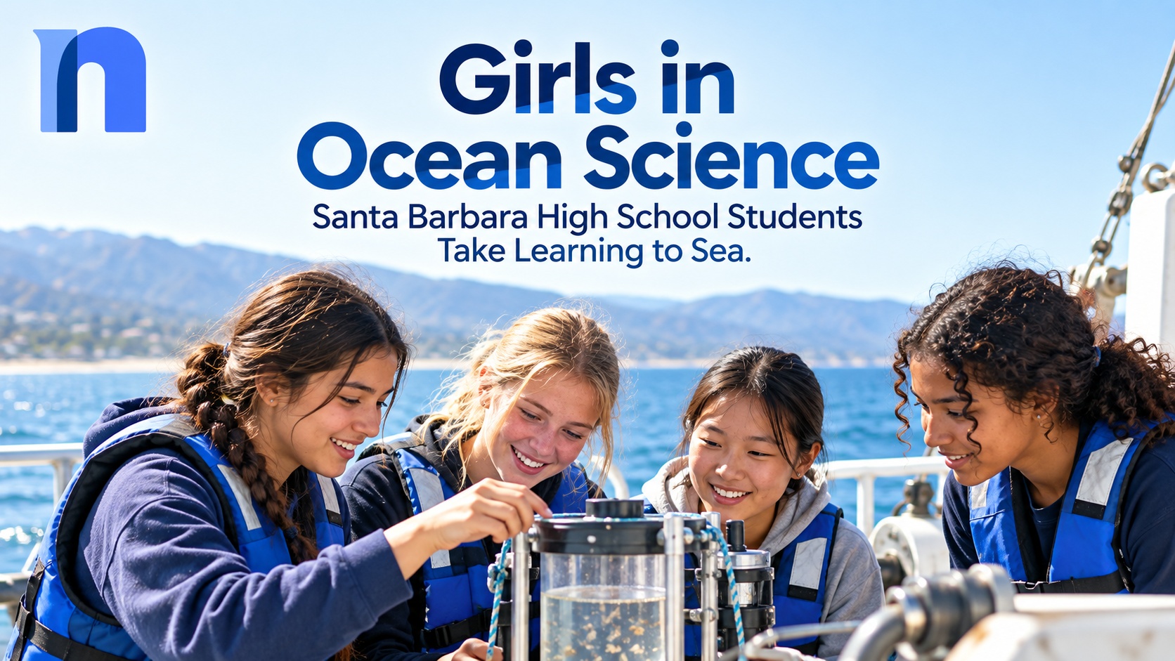 Santa Barbara Girls in Ocean Science Conference Puts High School Students on a Research Vessel