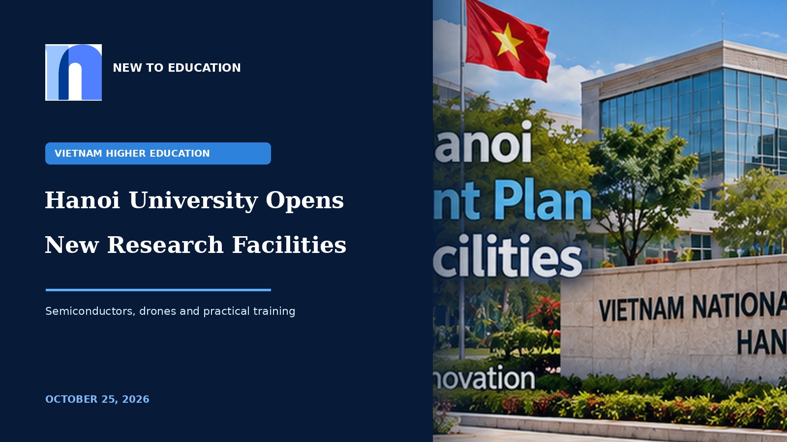 Vietnam National University Hanoi Launches 120-Day Development Plan and Opens Three Research Facilities