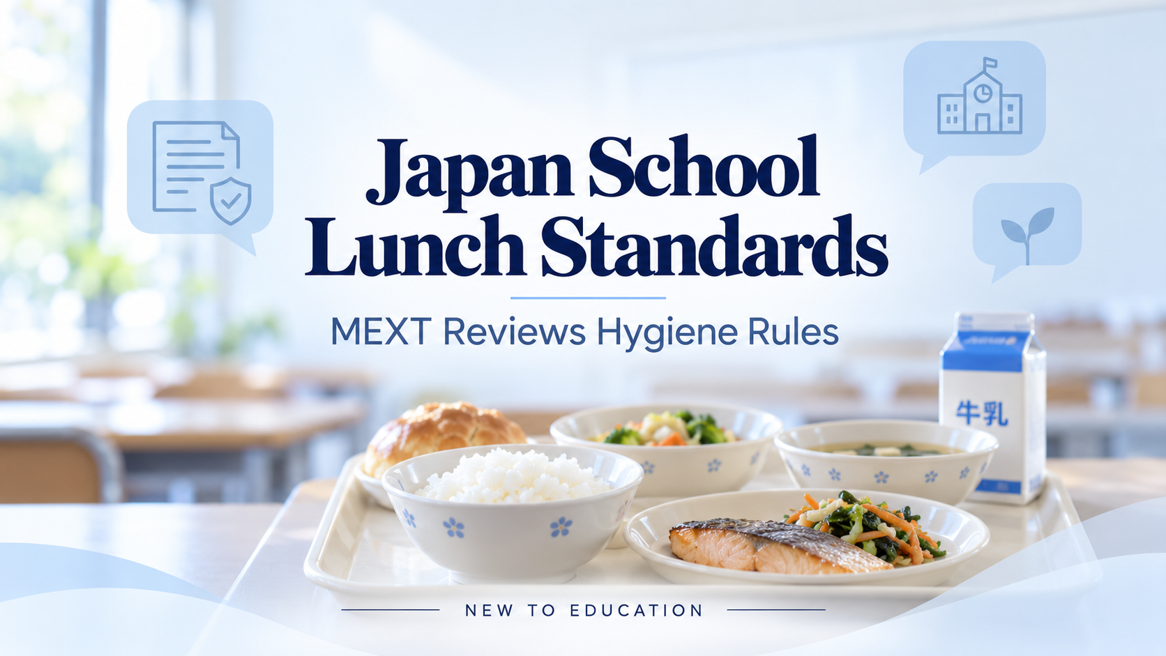 Japan Reviews School Lunch Hygiene Standards as MEXT Hears From Milk, Fisheries, Rice, Bread, and Nutrition Groups