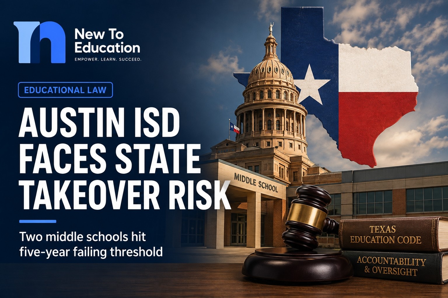 Austin ISD Moves Closer to State Takeover After Two Middle Schools Receive Fifth Failing Ratings