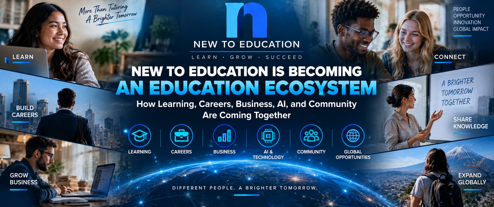 New To Education Is Becoming an Education Ecosystem: How Learning, Careers, Business, AI, and Community Are Coming Together