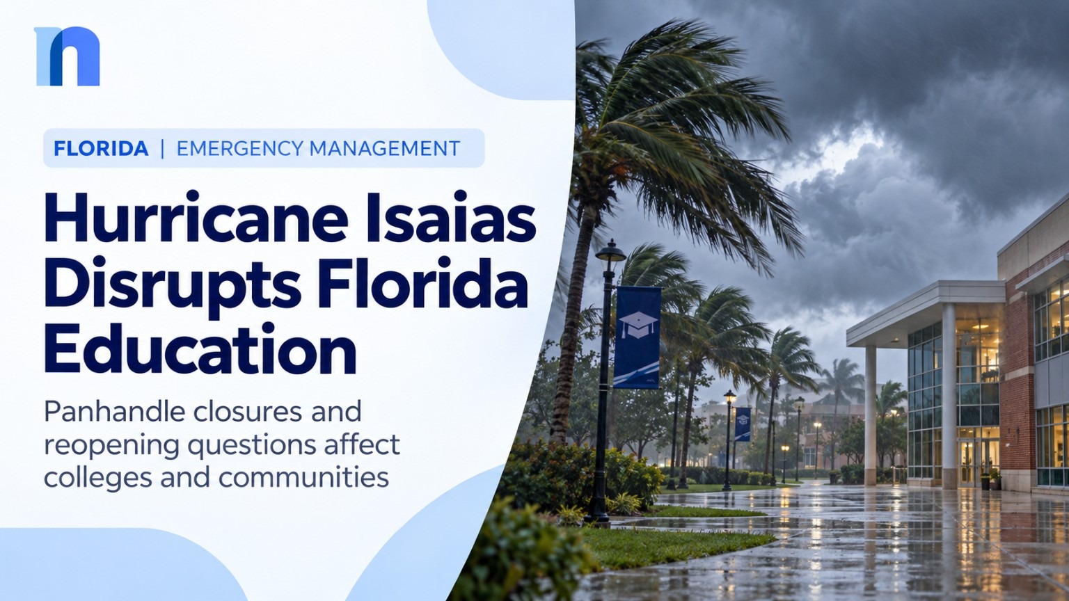 Hurricane Isaias Disrupts Florida Panhandle Education: October 10 College Closures and Reopening Questions