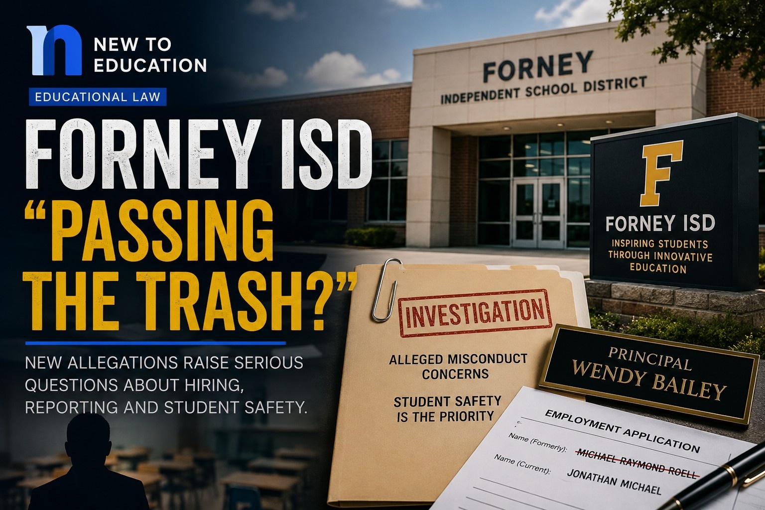 Forney ISD Case Raises New Questions About “Passing the Trash,” Hiring Safeguards and Administrator Accountability