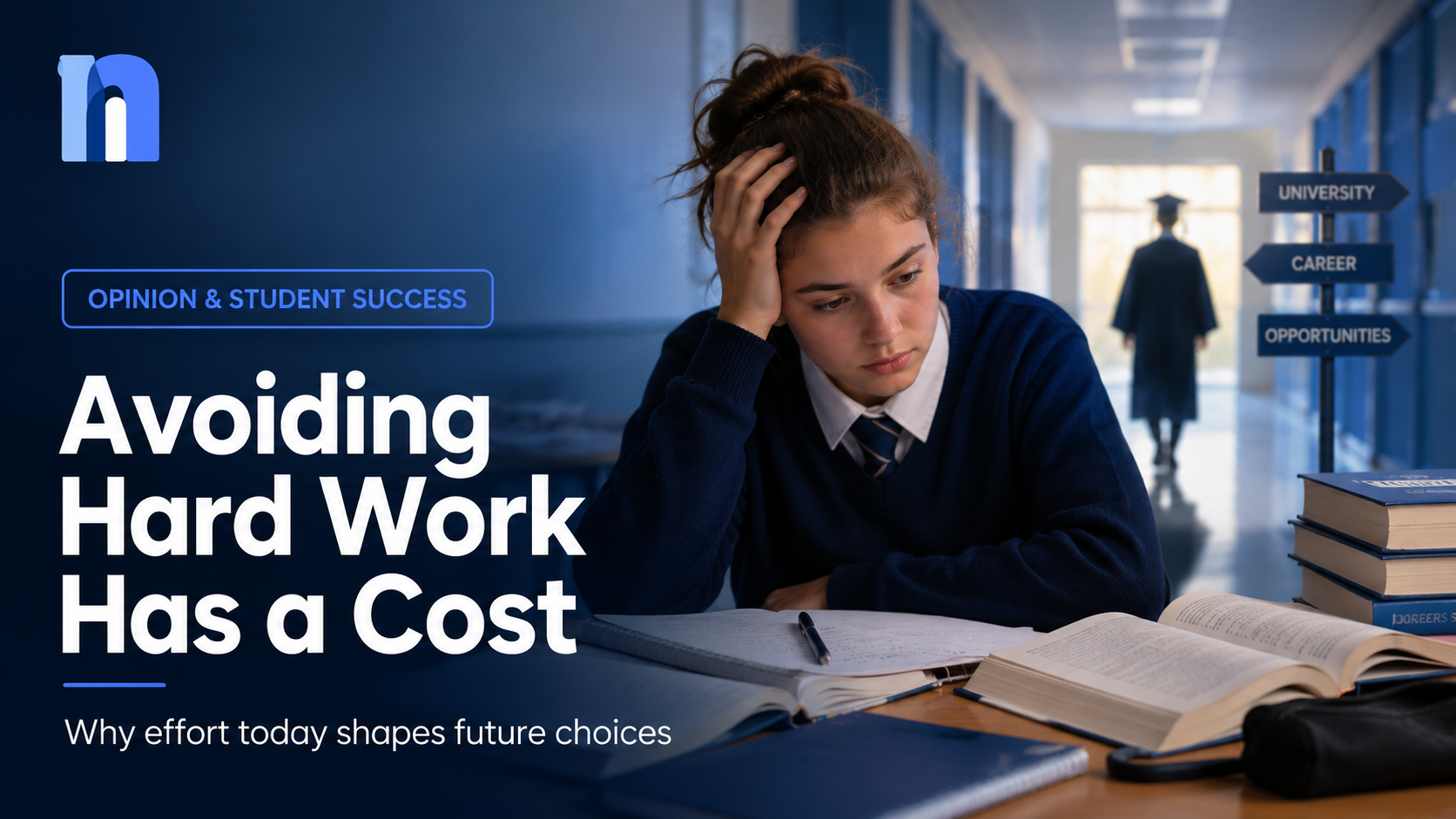 The Student Who Avoids Hard Work Today May Have Fewer Choices Tomorrow