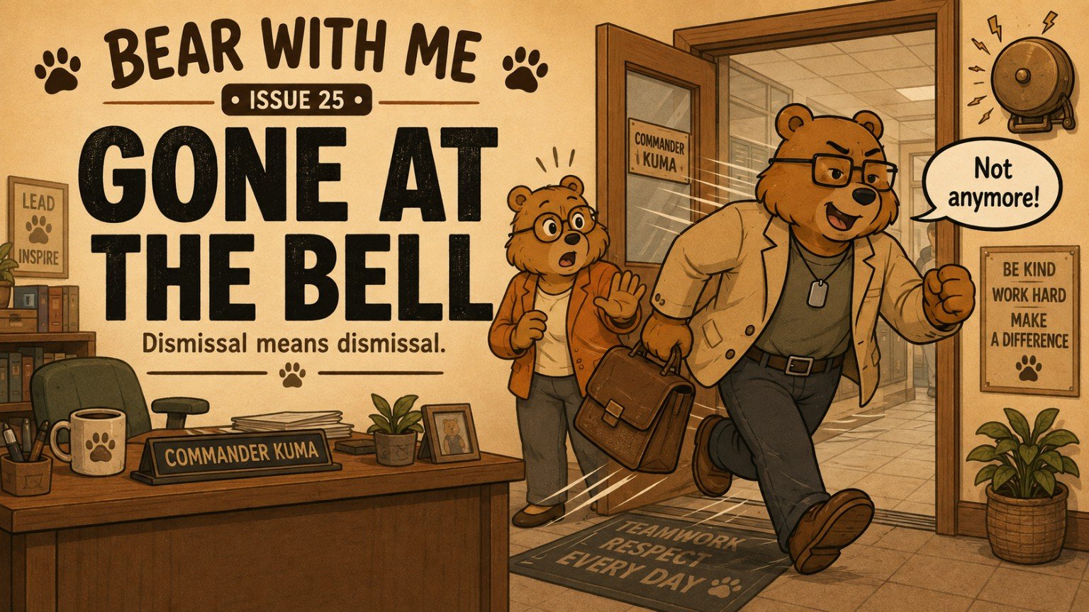 Bear With Me Issue 25 Gone at the Bell