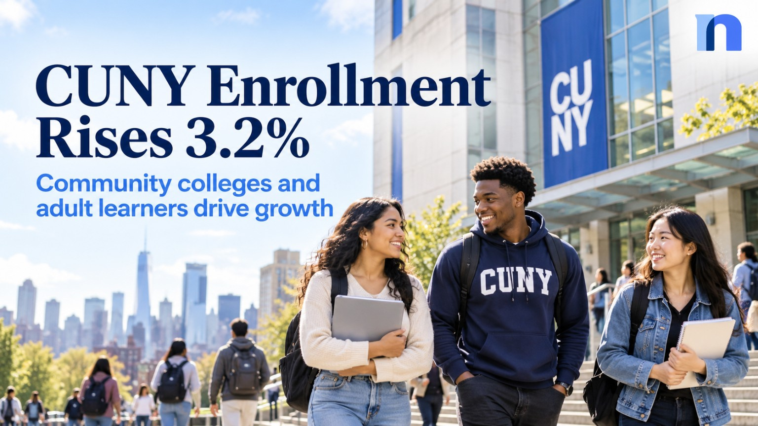 New York Reports 3.2% CUNY Enrollment Growth as Community Colleges and Adult Learning Expand