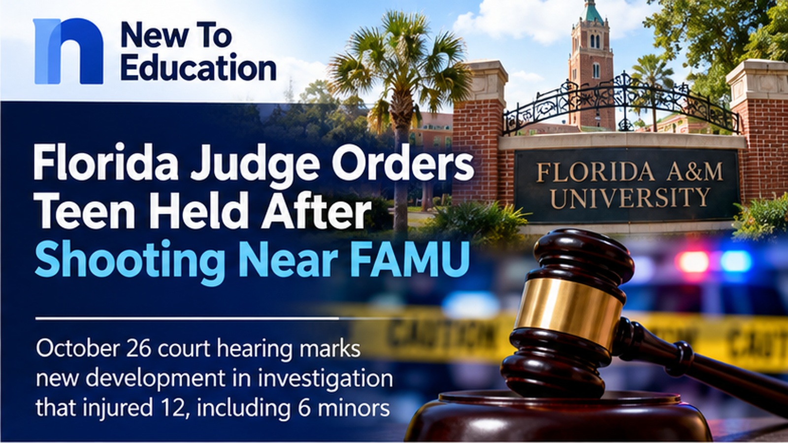 Florida Judge Orders Teen Held After Shooting Near FAMU: What Happened in October 26 Court Hearing