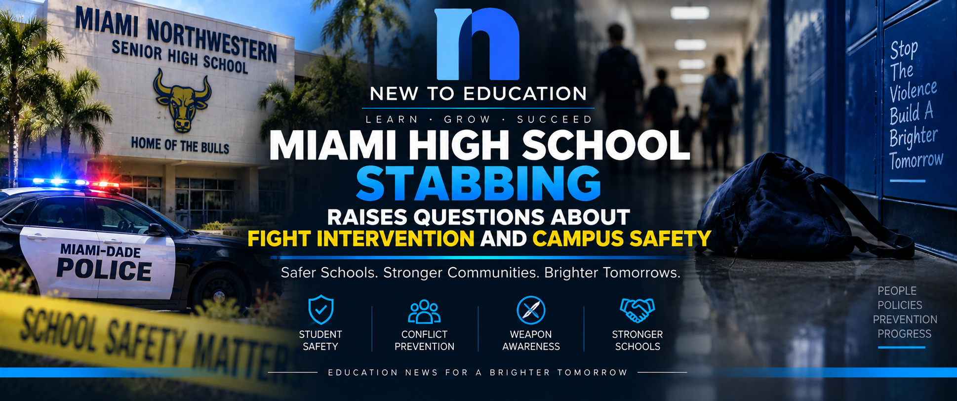 Miami High School Stabbing Raises Questions About Fight Intervention and Campus Safety