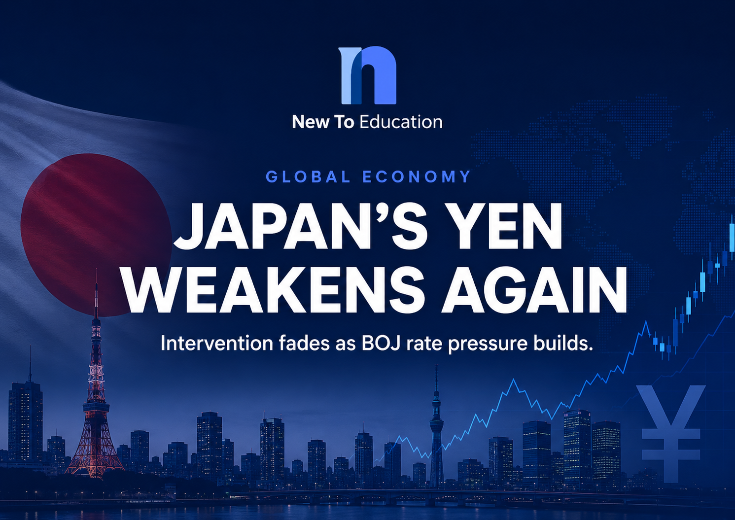 Japan’s Yen Weakens Again as Intervention Fades and BOJ Rate Pressure Builds