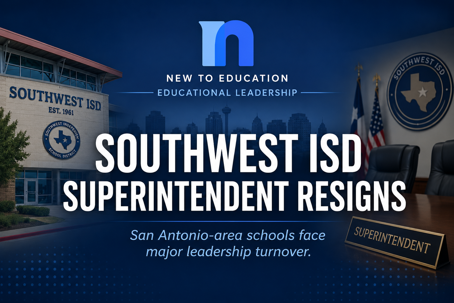 Southwest ISD Superintendent Resigns as San Antonio-Area Schools Face Major Leadership Turnover
