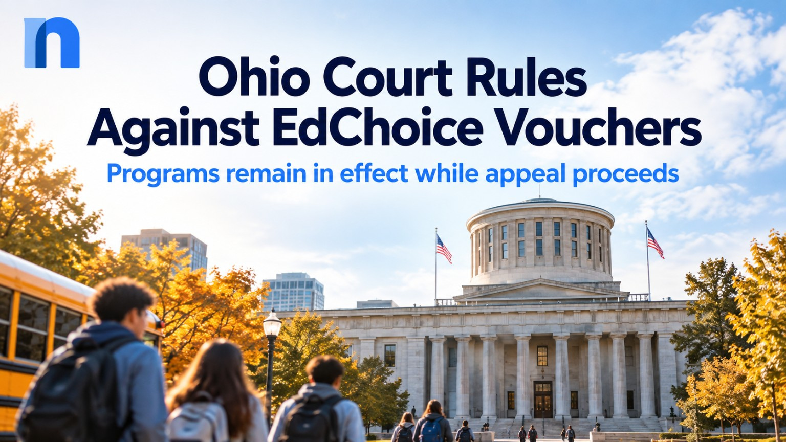 Ohio Appeals Court Rules EdChoice School Voucher System Unconstitutional, but Program Remains in Effect Pending Appeal
