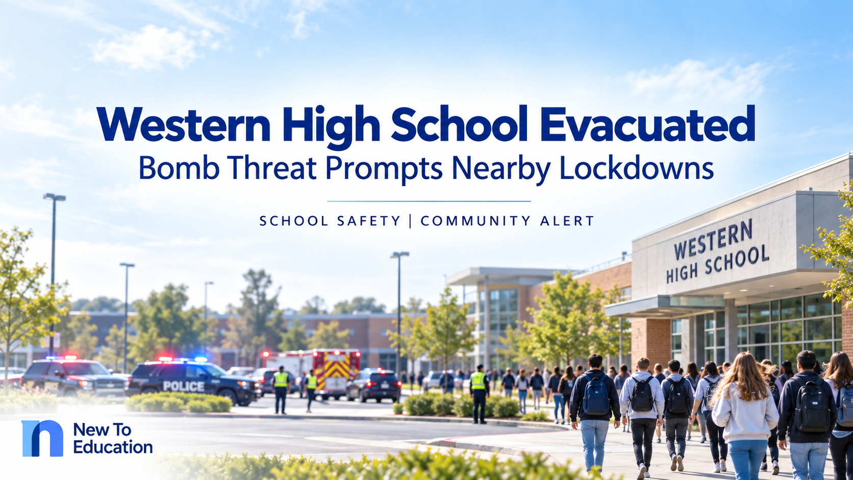 Western High School Evacuated After Bomb Threat as Nearby Schools Lock Down