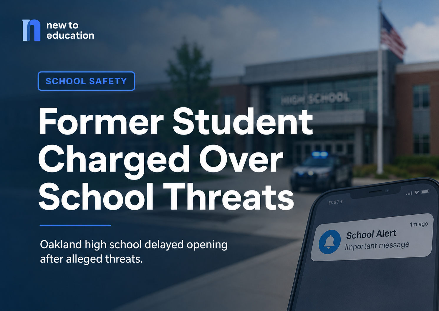 Former Oakland Student Charged Over Alleged Rifle Threats Against High School Official