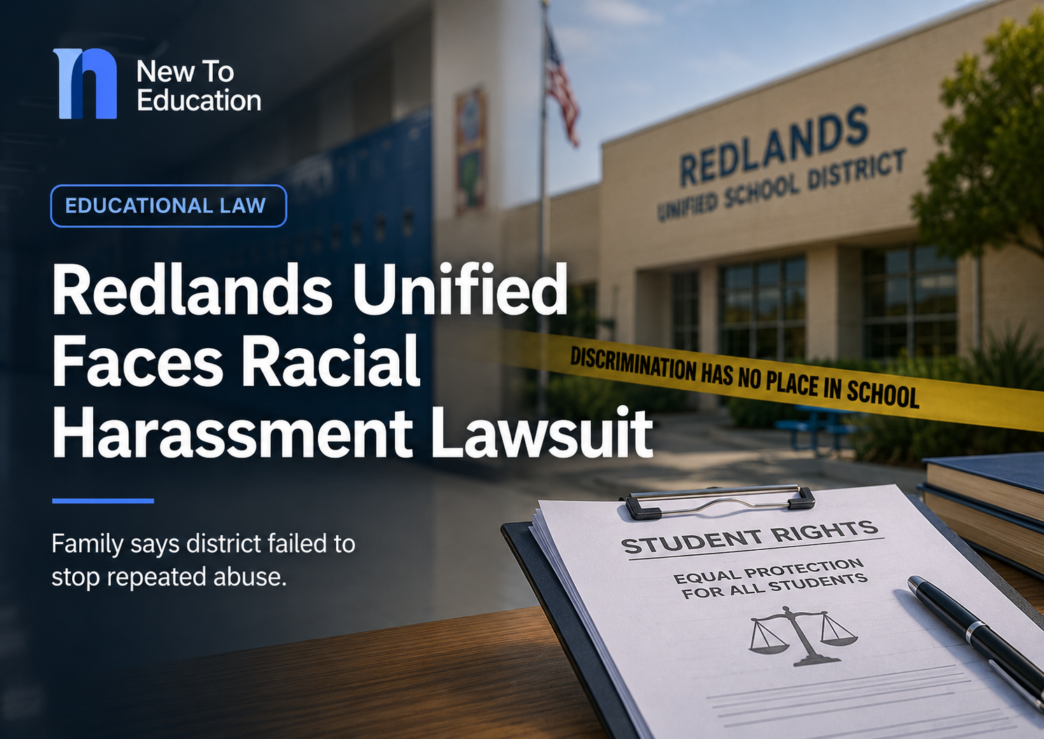 Redlands Unified Faces Lawsuit Over Alleged Failure to Stop Racial Harassment of Black Students