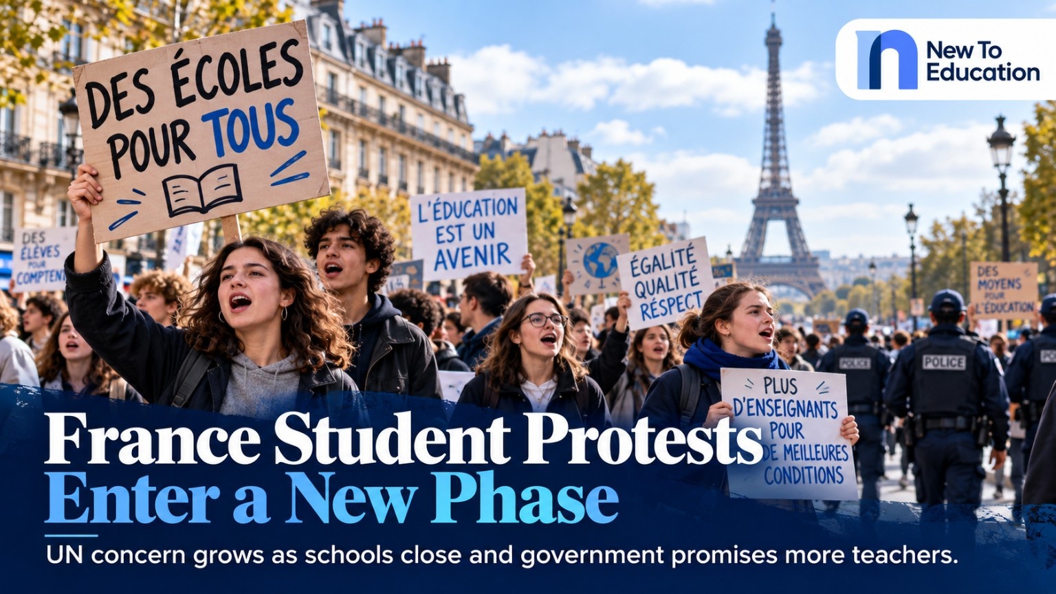 France Student Protests Escalate as UN Raises Concern, Nearly 7,000 People Enter Police Custody