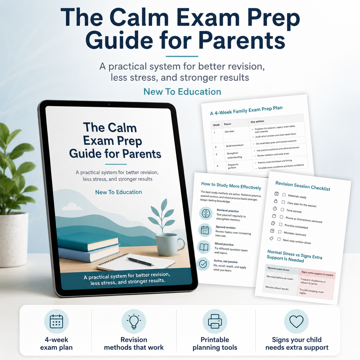 Calm Exam Prep Guide For Parents