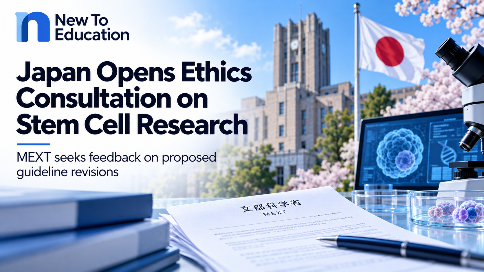 Japan Education Ministry Announces Consultation on Human Embryo and Stem Cell Research Ethics Guidelines